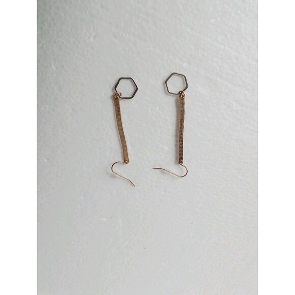 Long Hook With Round Accent Earrings Selling Is Non-verified Unique Design - Picture 2 of 6